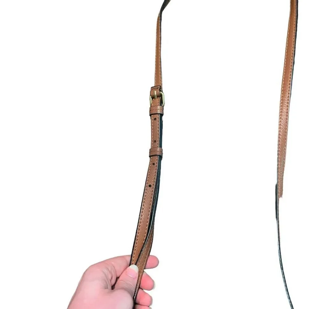 BANANA REPUBLIC Brown Leather Crossbody Purse